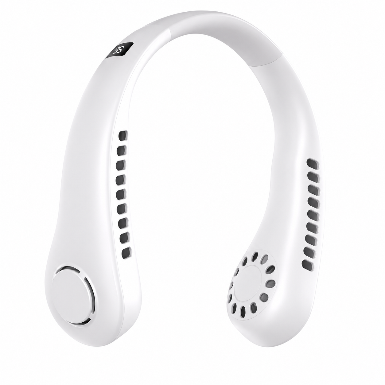 USB Rechargeable Neck Fan | 3 Modes With 360 Rotation | C-Type Charging Cable Included