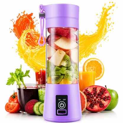 Portable Mini 6 Blade Juicer Blender | Outdoor Juicing Cup (380ml) - Rechargeable | Marcado Cart