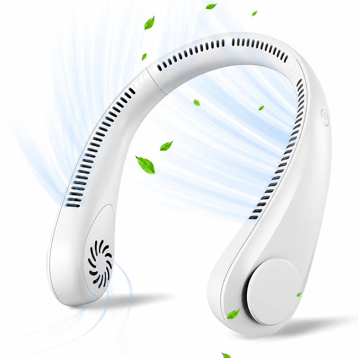 USB Rechargeable Neck Fan | 3 Modes With 360 Rotation | C-Type Charging Cable Included