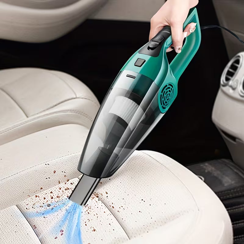 Car Mounted Vacuum Cleaner – 12V Powerful Handheld Dust &amp; Pet Hair Cleaner