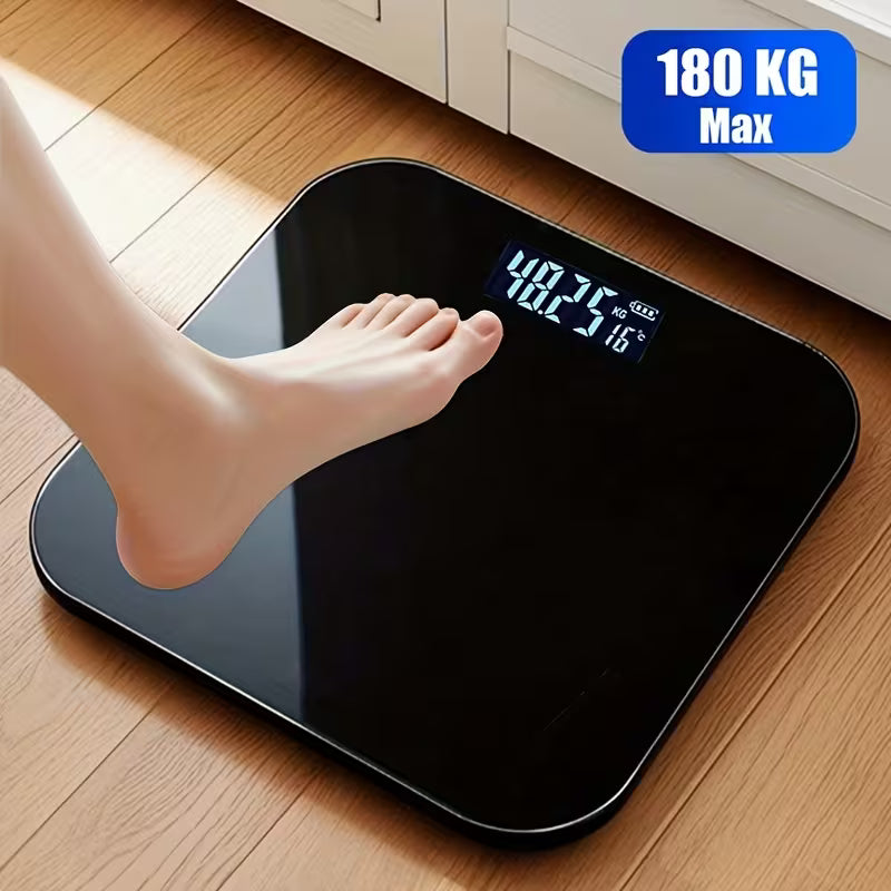 Smart Digital Bathroom Scale – High-Precision LED Weight Scale with Temperature Display