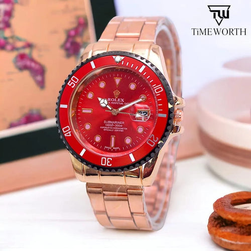 : Men's Luxury Quartz Watch Multicolor Dial Lightweight Daily Wear