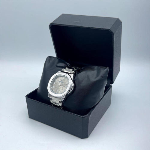 *: Men's Stainless Steel Analogue Watch with Date Display