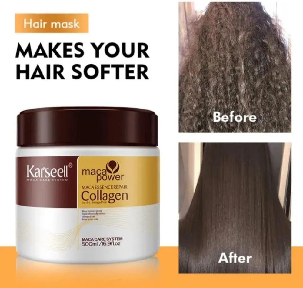 : Collagen Hair Treatment 500ml for Dry Damaged Hair Repair