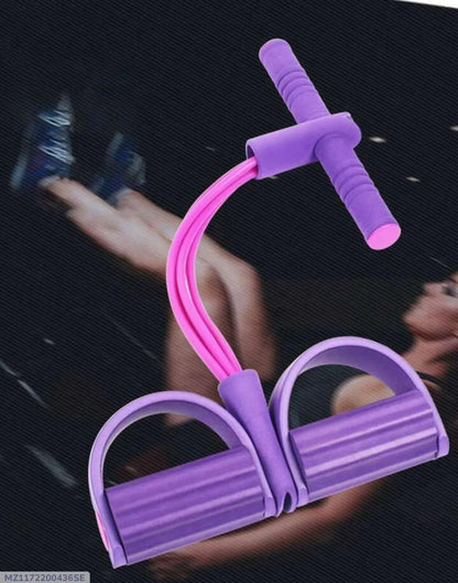 Pink Latex Fitness Pull Rope for Home Workout
