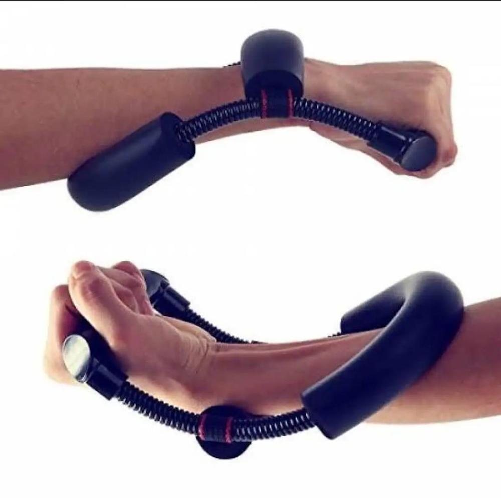 : Black Wrist Exerciser for Strength & Speed