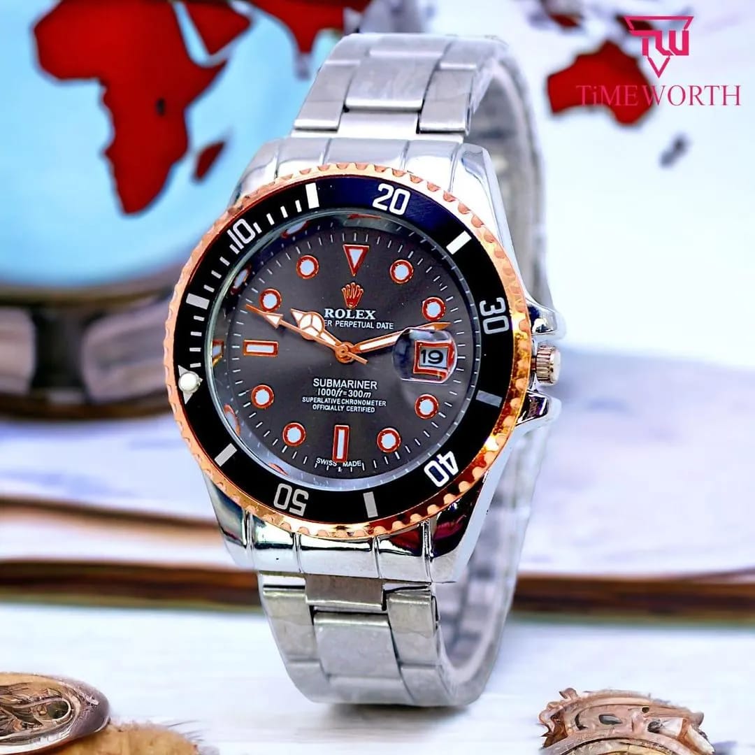 : Men's Luxury Quartz Watch Multicolor Dial Lightweight Daily Wear