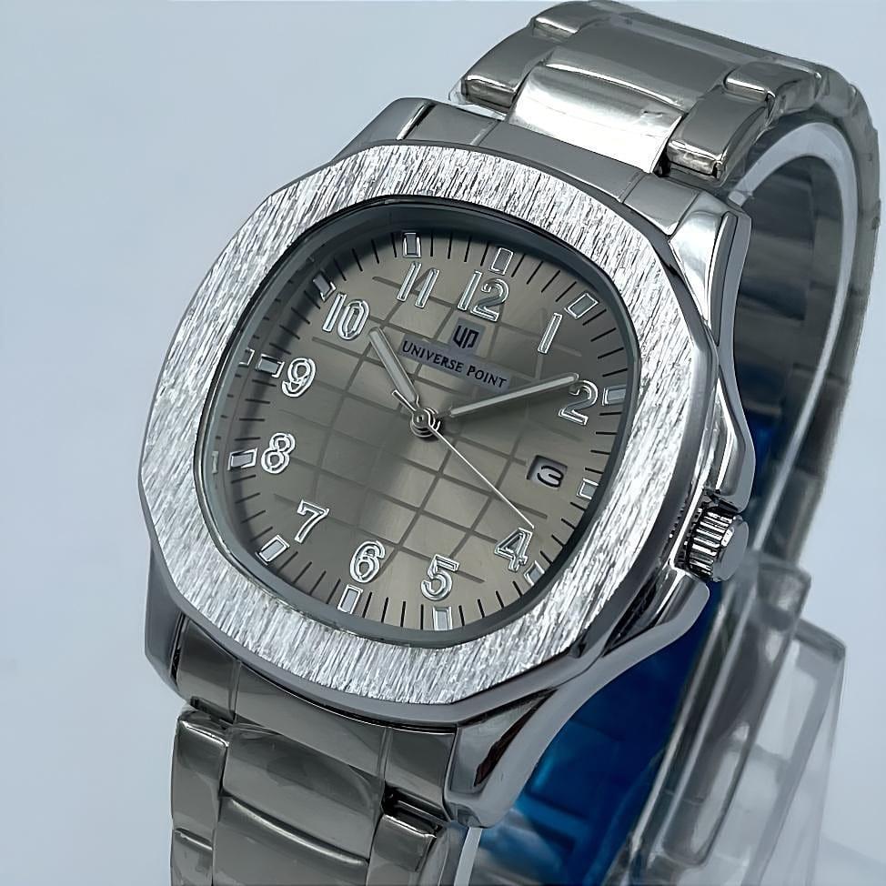 *: Men's Stainless Steel Analogue Watch with Date Display