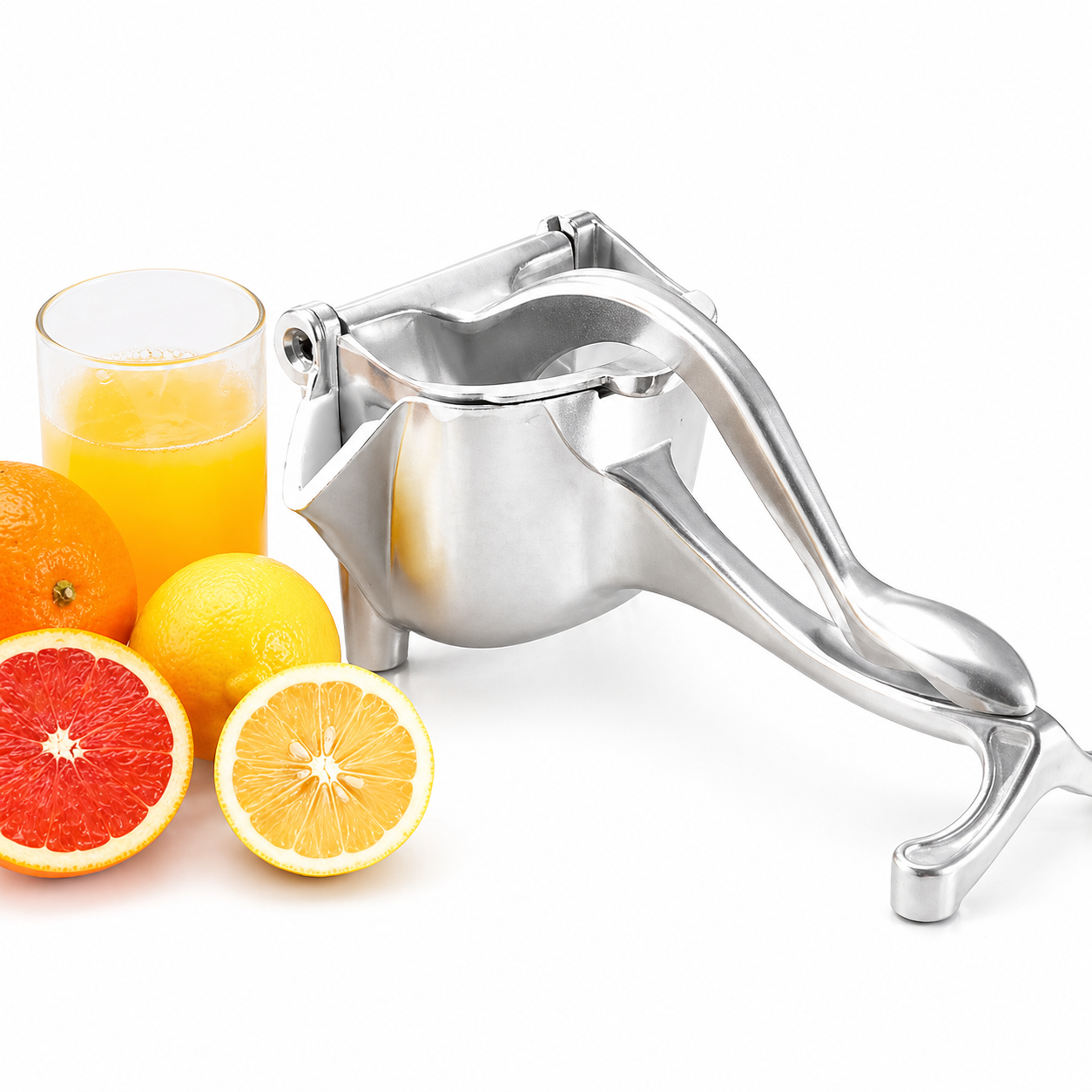 Stainless Steel Lemon Orange Clip Handheld FruJuicer it | Durable Manual Portable Juicer  | Kitchen & Baby Fruit Squeezer